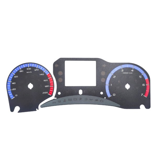 2D Odometer Dial Panel for Vehicle Gauges