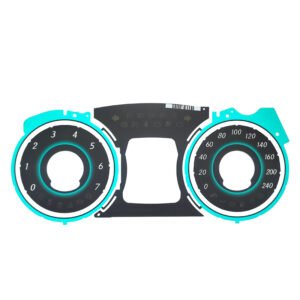 2D Automotive Odometer Panel for Car Dashboard Displays