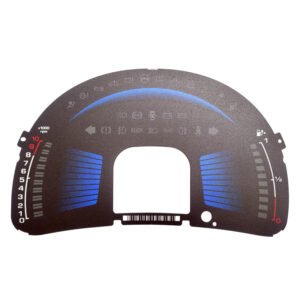 2D Odometer Dial Panel for Vehicle Gauges